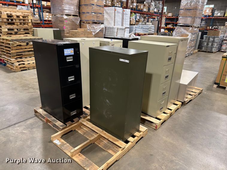 (10) Fireproof Filing Cabinets