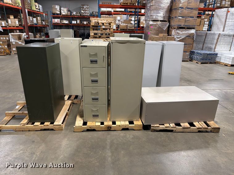 image for item FT6696 (10) Fireproof Filing Cabinets