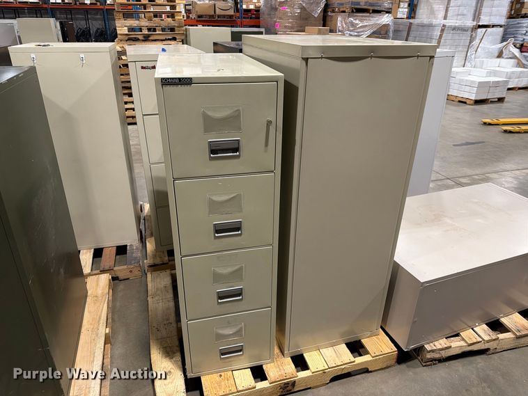 image for item FT6696 (10) Fireproof Filing Cabinets