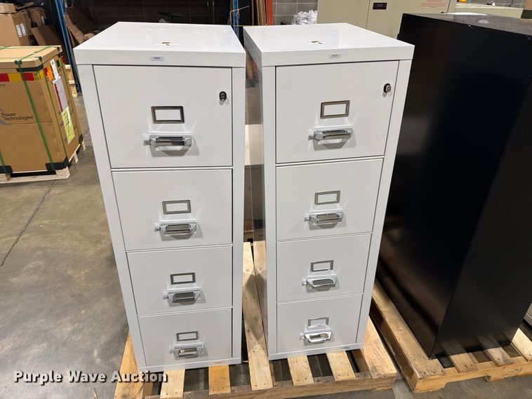 image for item FT6696 (10) Fireproof Filing Cabinets