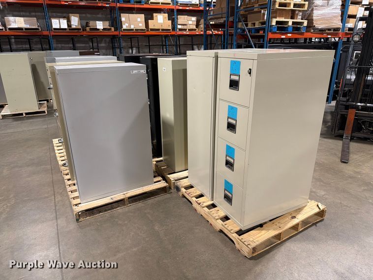 image for item FT6697 (10) Fireproof Filing Cabinets