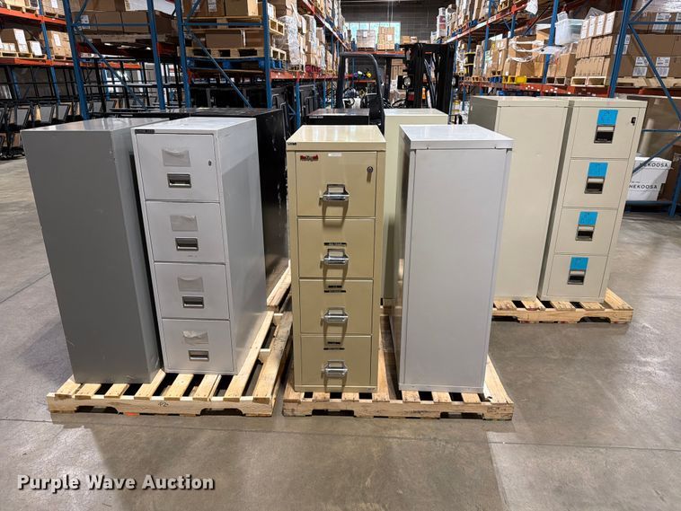 image for item FT6697 (10) Fireproof Filing Cabinets