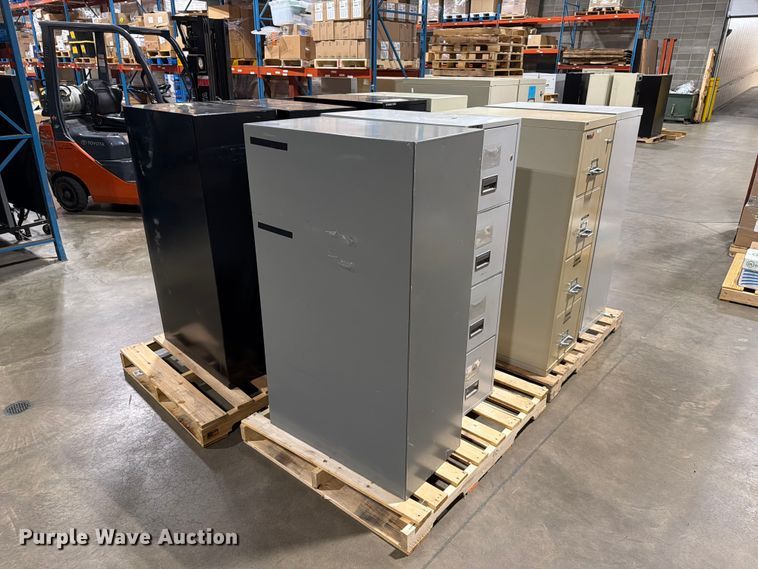 image for item FT6697 (10) Fireproof Filing Cabinets
