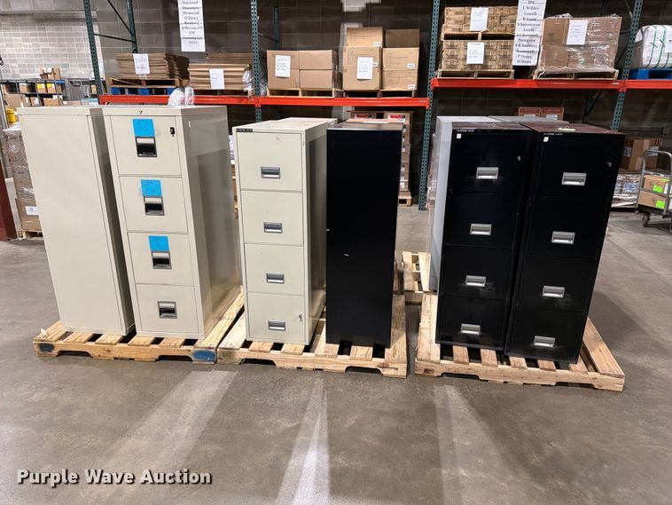 image for item FT6697 (10) Fireproof Filing Cabinets