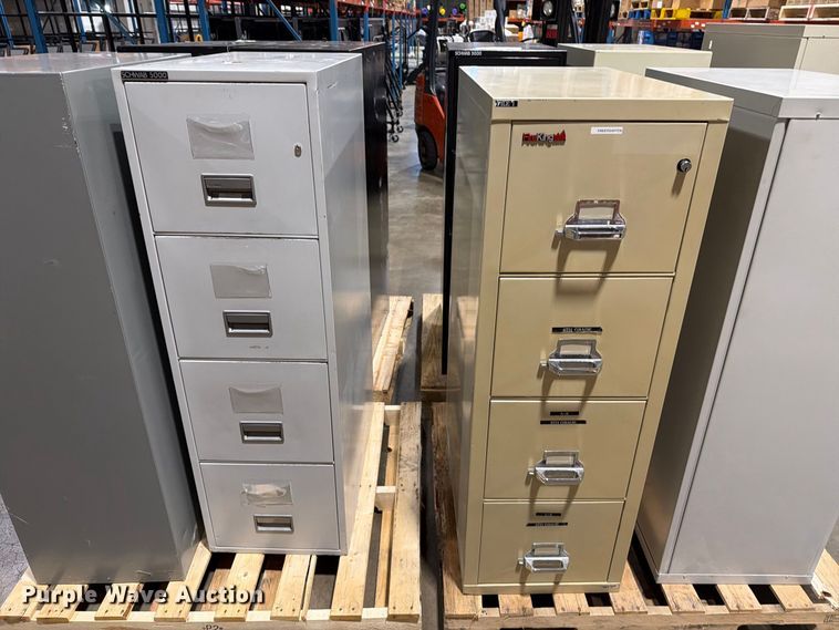 image for item FT6697 (10) Fireproof Filing Cabinets