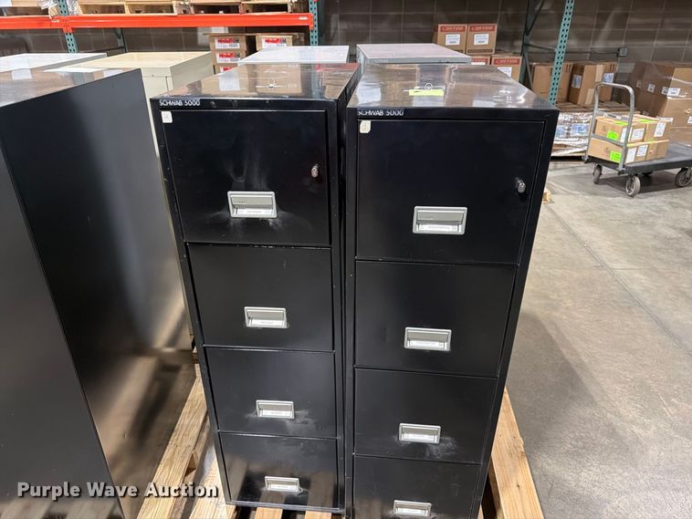 image for item FT6697 (10) Fireproof Filing Cabinets