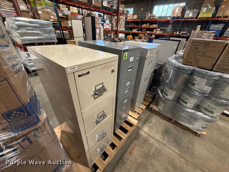 image for item FT6698 (12) Fireproof Filing Cabinets