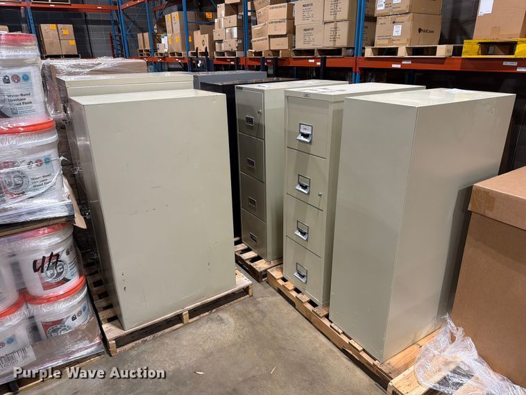 image for item FT6699 (10) Fireproof Filing Cabinets