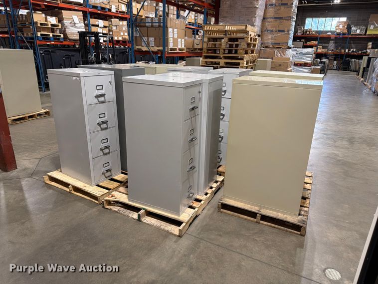 (10) Fireproof Filing Cabinets