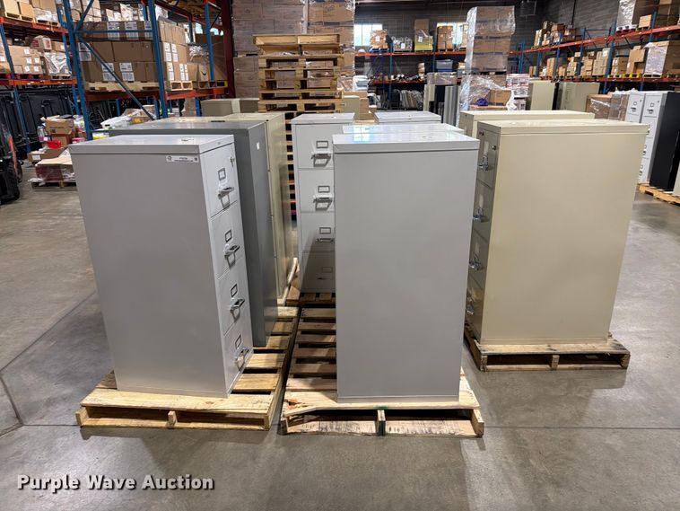 image for item FT6700 (10) Fireproof Filing Cabinets