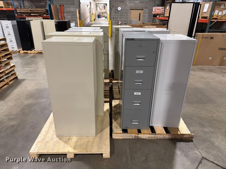 image for item FT6700 (10) Fireproof Filing Cabinets