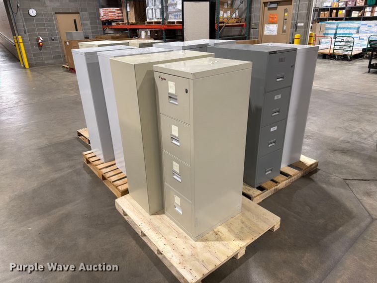 image for item FT6700 (10) Fireproof Filing Cabinets