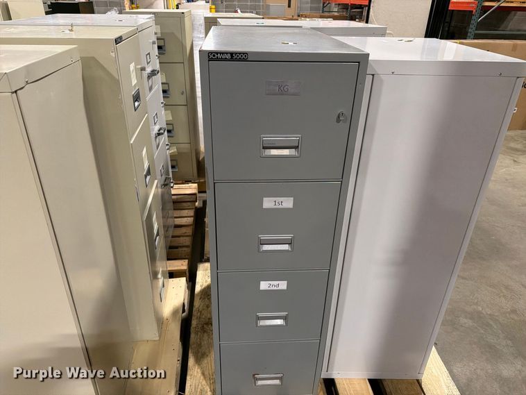 image for item FT6700 (10) Fireproof Filing Cabinets