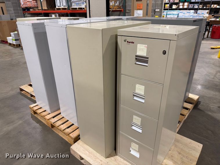 image for item FT6700 (10) Fireproof Filing Cabinets