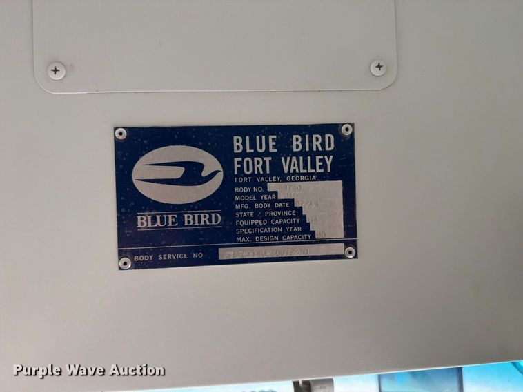 image for item FT8006 2015 Blue Bird All American school bus