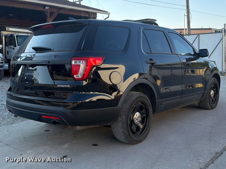 image for item FU4608 2016 Ford Explorer Police SUV