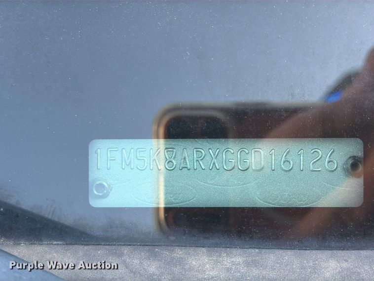 image for item FU4608 2016 Ford Explorer Police SUV