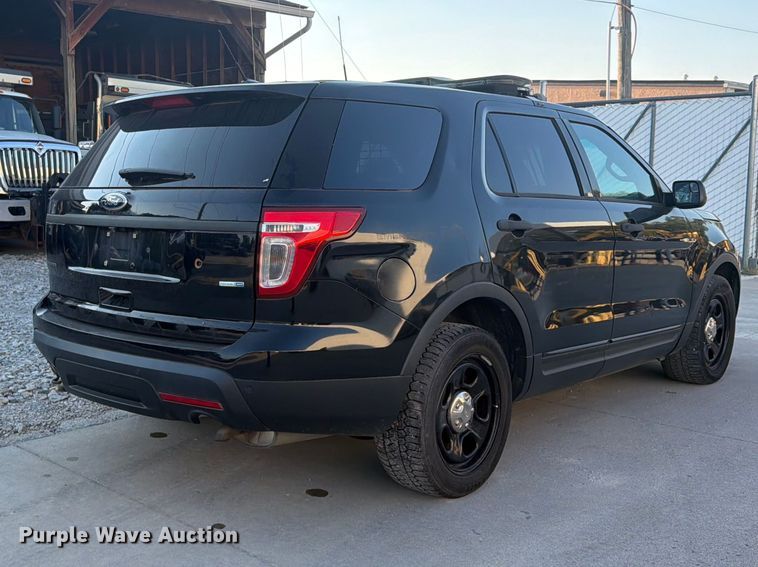 image for item FU4610 2015 Ford Explorer Police SUV