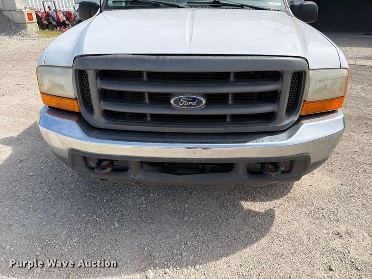 image for item NF9514 2000 Ford F250 Super Duty XL dump flatbed pickup truck