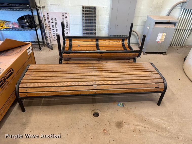 (3) benches