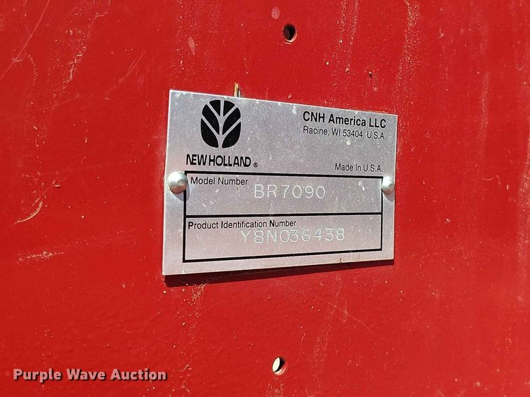 image for item BI9754 New Holland BR7090 round baler