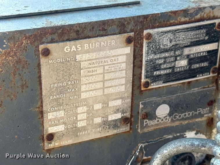 image for item DY3258 (2) Aztec 5-5-751 boiler units