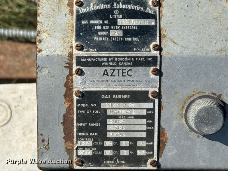 image for item DY3258 (2) Aztec 5-5-751 boiler units