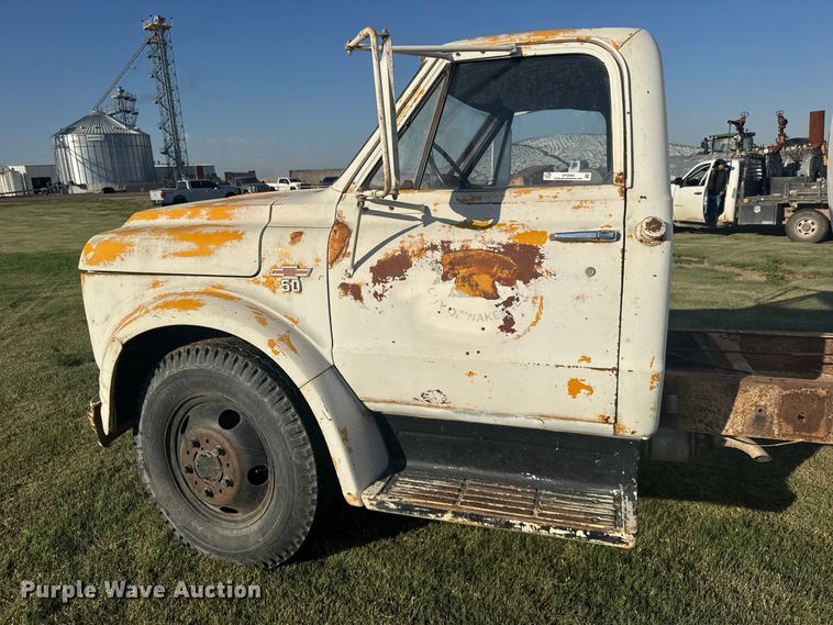 image for item DY3262 1967 Chevrolet C50 truck cab and chassis