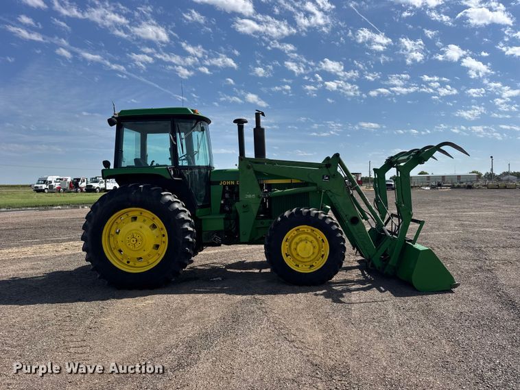 image for item DY3289 1992 John Deere 4055 MFWD tractor