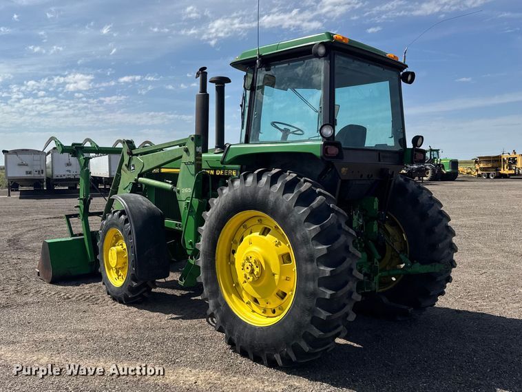 image for item DY3289 1992 John Deere 4055 MFWD tractor