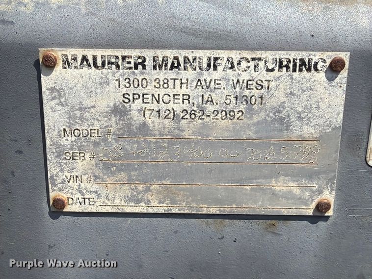 image for item EP7550 Maurer M42 header trailer