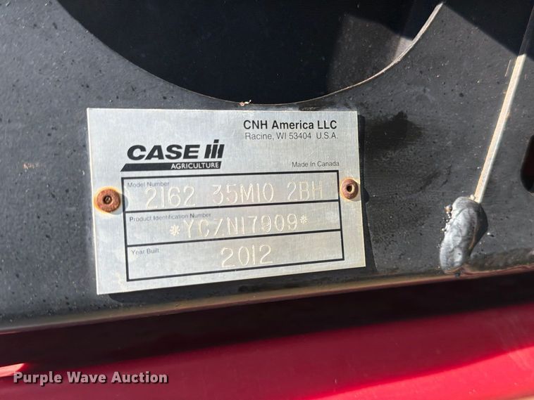 image for item EP7552 2012 Case IH 2162 35MI0 2BH flex draper head