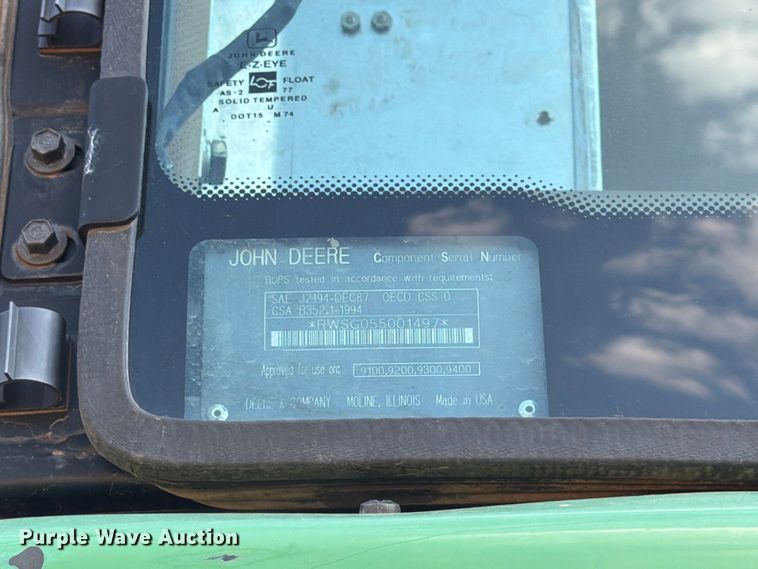 image for item EP7559 1997 John Deere 9100 4WD tractor