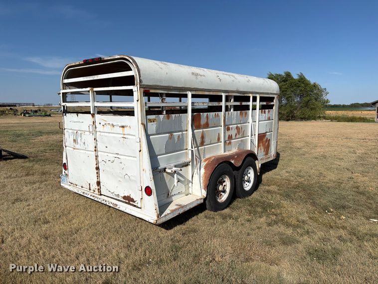 image for item EP7565 1976 Blair livestock trailer