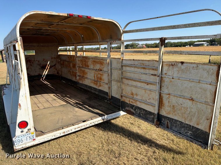 image for item EP7565 1976 Blair livestock trailer