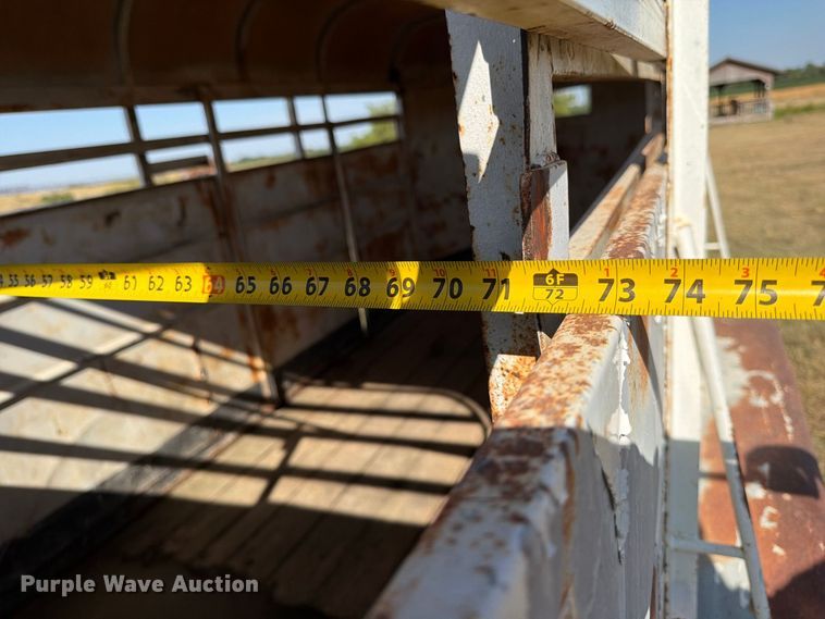 image for item EP7565 1976 Blair livestock trailer