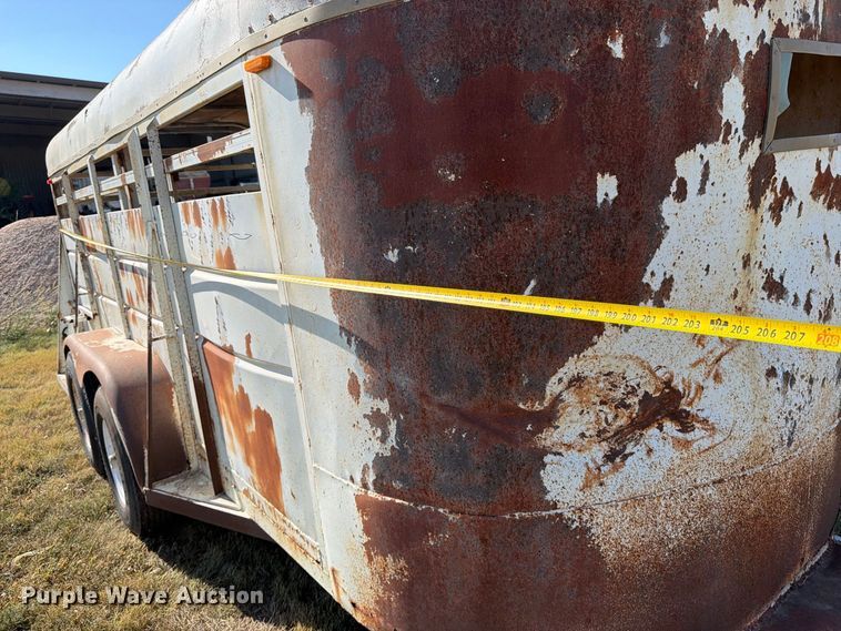 image for item EP7565 1976 Blair livestock trailer