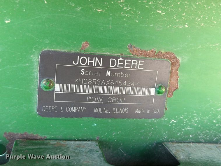 image for item EP7569 John Deere 853A all-crop head