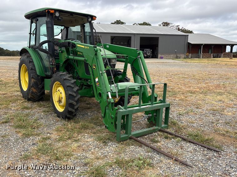 image for item ES8096 2019 John Deere 5075E MFWD tractor