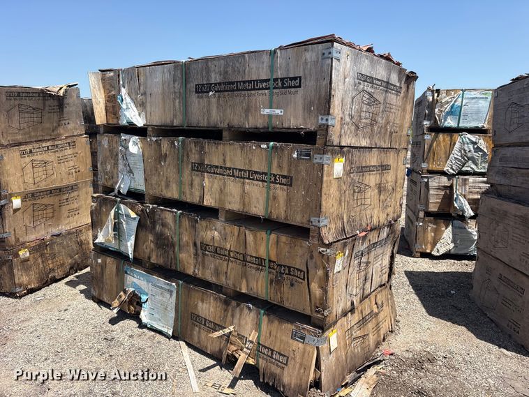 (4) 2024 Valley Pioneer MSC1220F livestock sheds