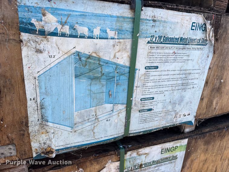 image for item ET0476 (4) 2024 Valley Pioneer MSC1220F livestock sheds