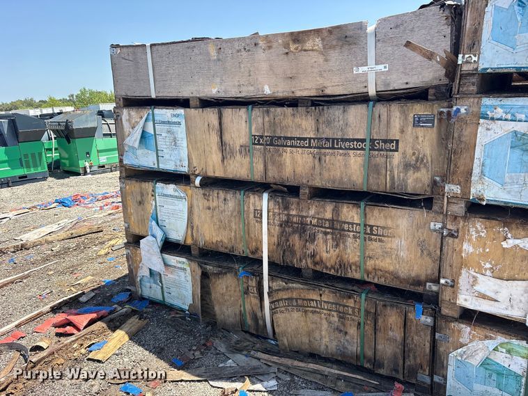 (4) 2024 Valley Pioneer MSC1220F livestock sheds