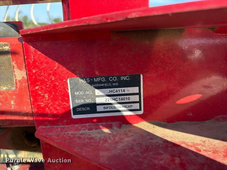 image for item EU5892 2022 H and S HC4114 hay rake