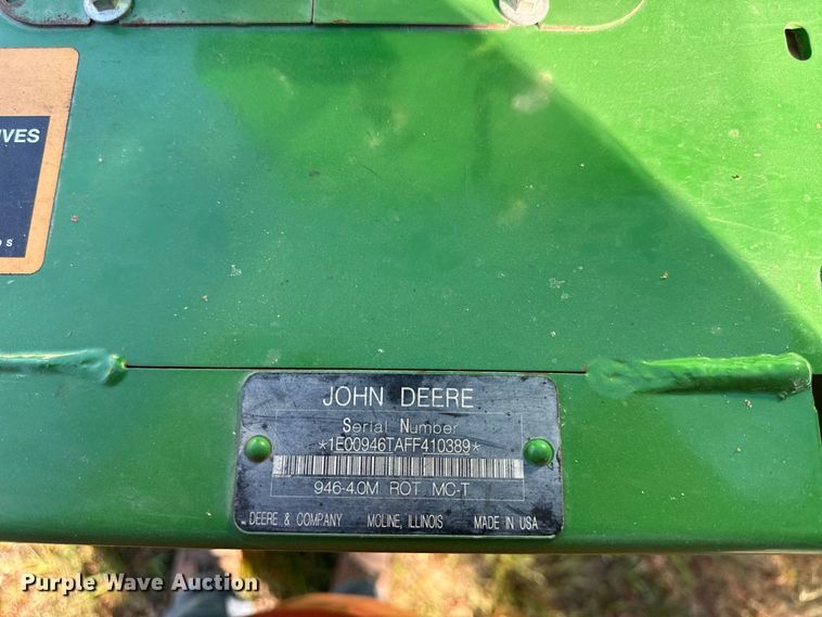 image for item EV6138 John Deere MoCo 946 windrower