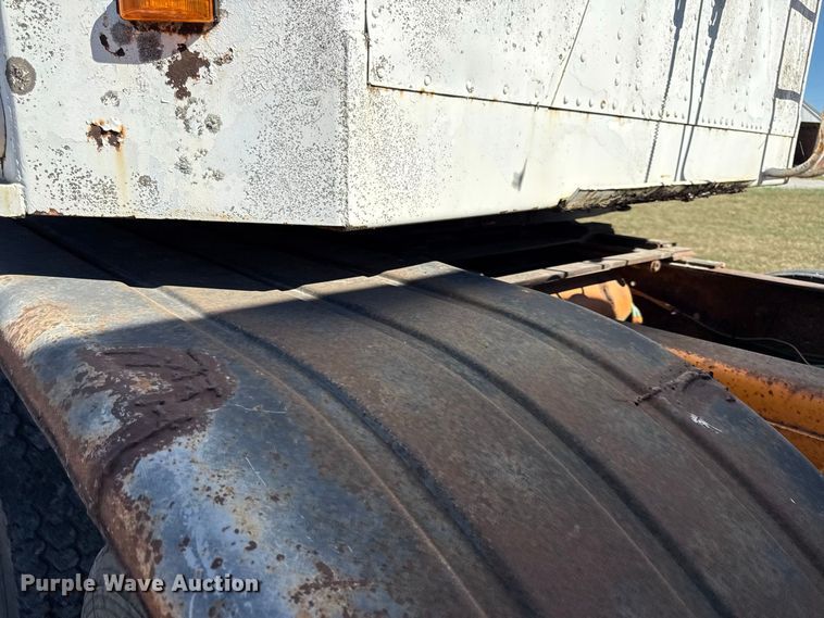 image for item EV6139 1981 GMC grain truck with grain trailer