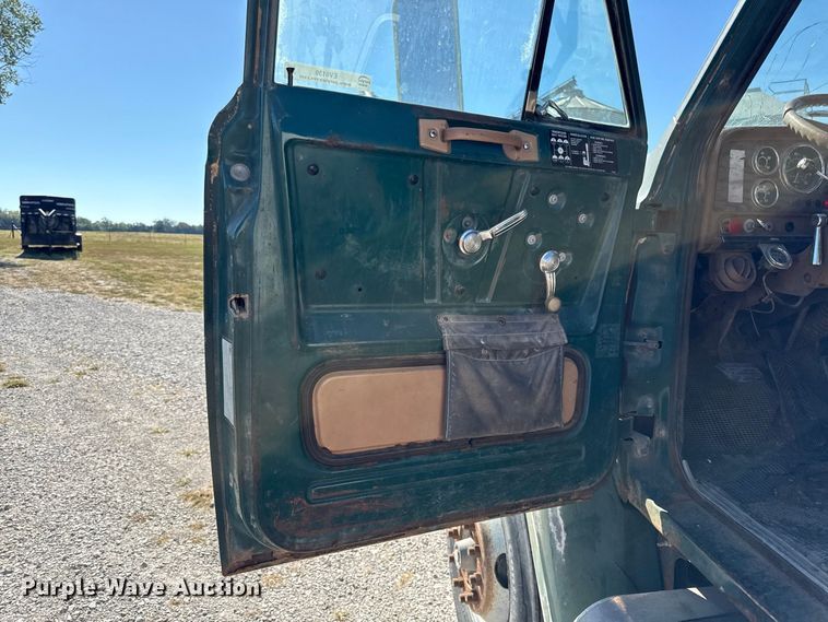 image for item EV6139 1981 GMC grain truck with grain trailer