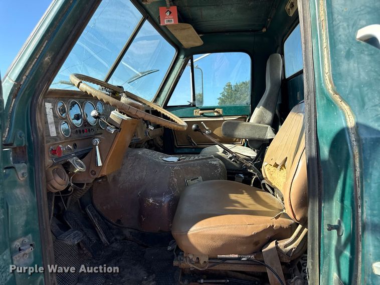 image for item EV6139 1981 GMC grain truck with grain trailer