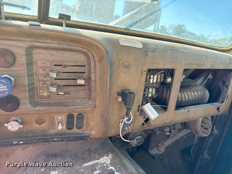 image for item EV6139 1981 GMC grain truck with grain trailer
