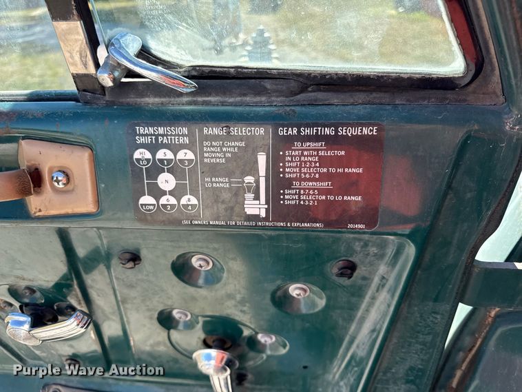 image for item EV6139 1981 GMC grain truck with grain trailer