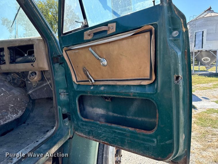 image for item EV6139 1981 GMC grain truck with grain trailer
